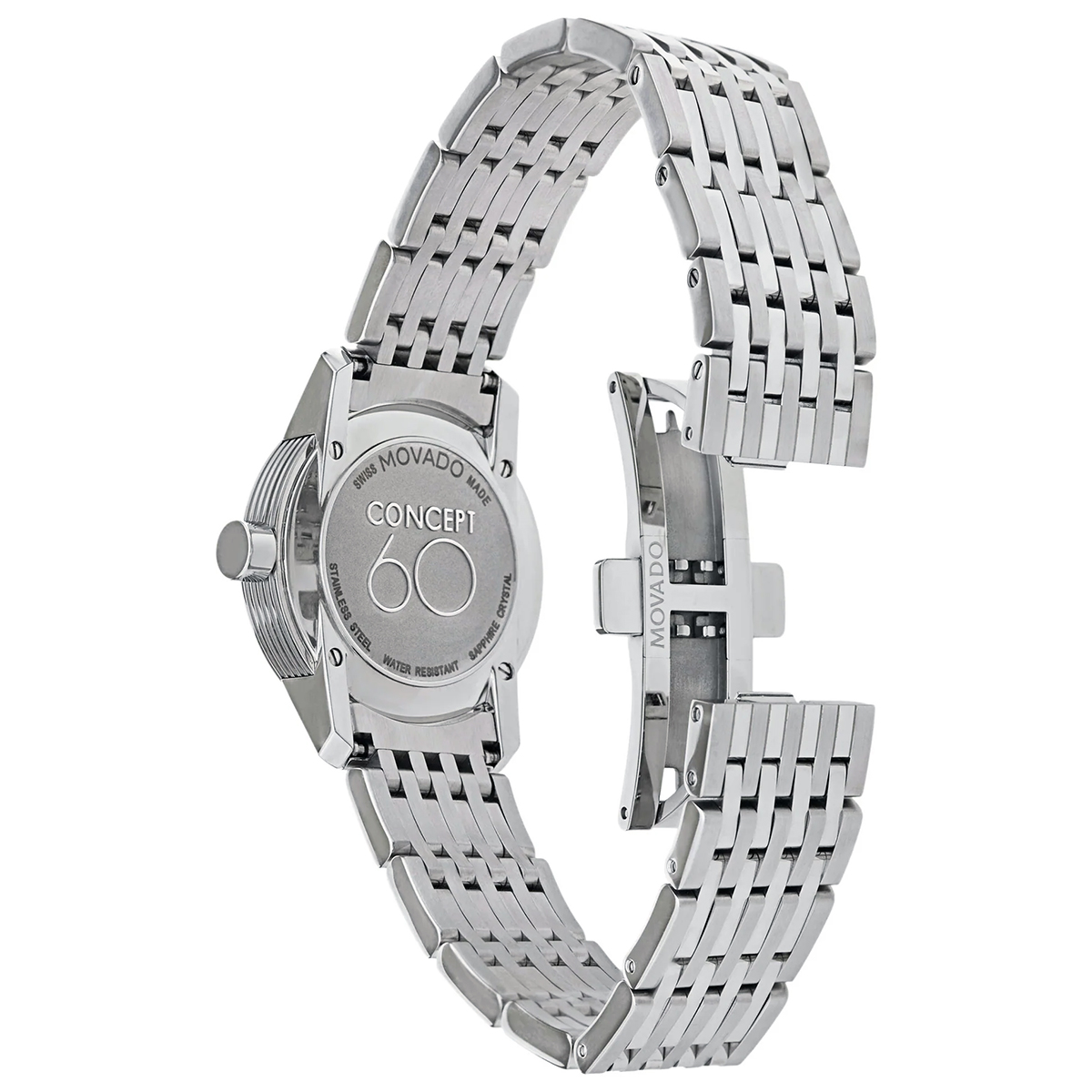 Movado Esperanza Watch Stainless Steel Black Museum Dial Swiss Made with Box MOVADO Esperanza 23MM Stainless Black Museum Dial Women main image 2