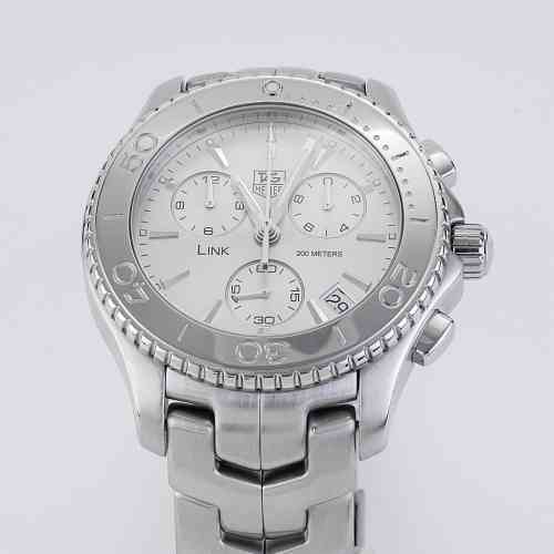 TAG Heuer Link Silver Dial Chronograph | New York Jewelers Chicago
