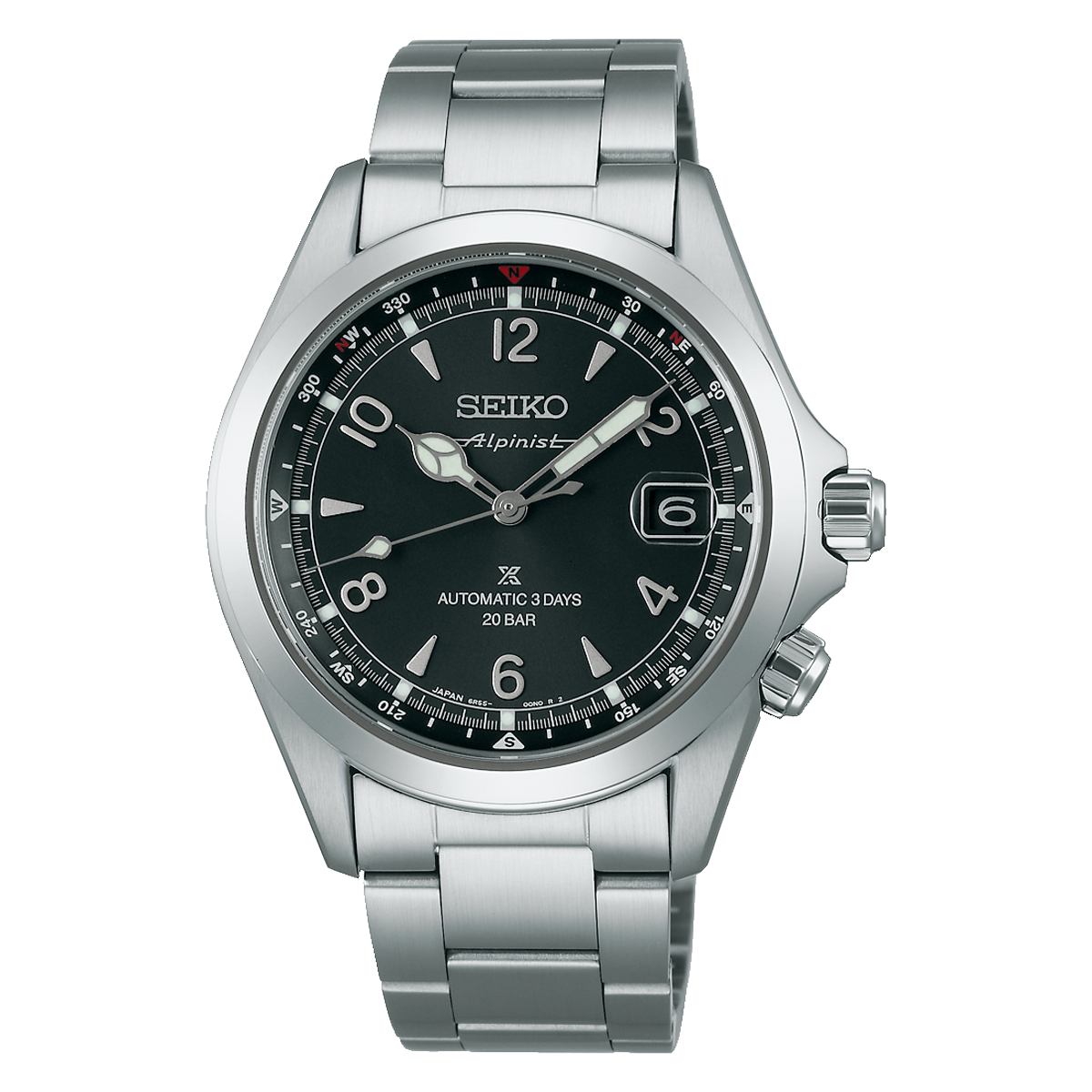 Seiko Prospex Alpinist Black Dial Stainless Steel Band | New York 