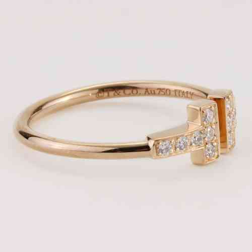 Tiffany & Co. Tiffany T Wire Ring Rose Gold | New York Jewelers