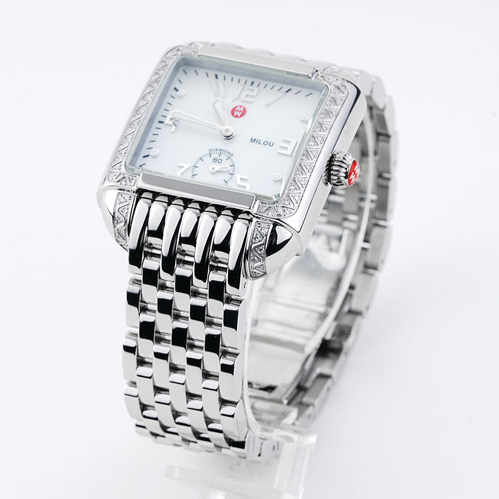 Michele milou diamond discount watch