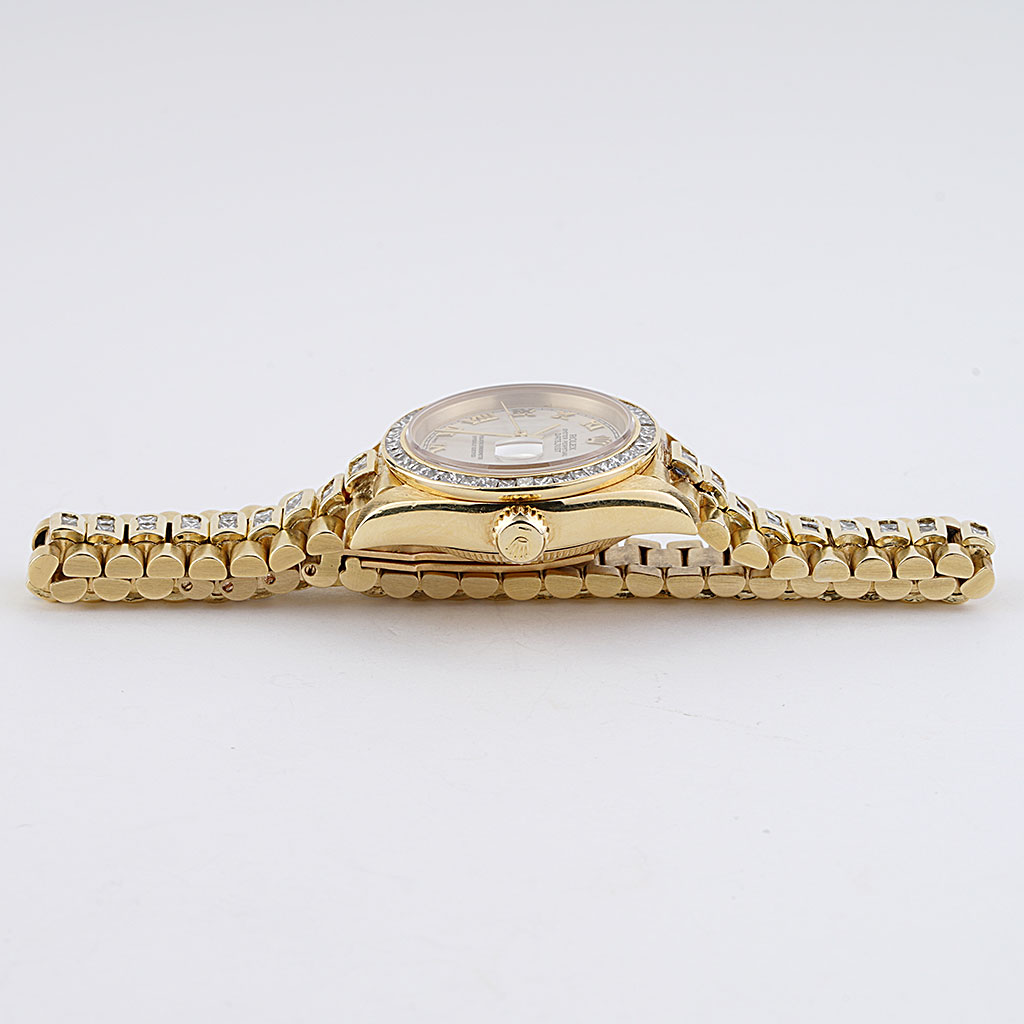 Rolex Datejust 26 President Diamond in Yellow Gold Circa 1993