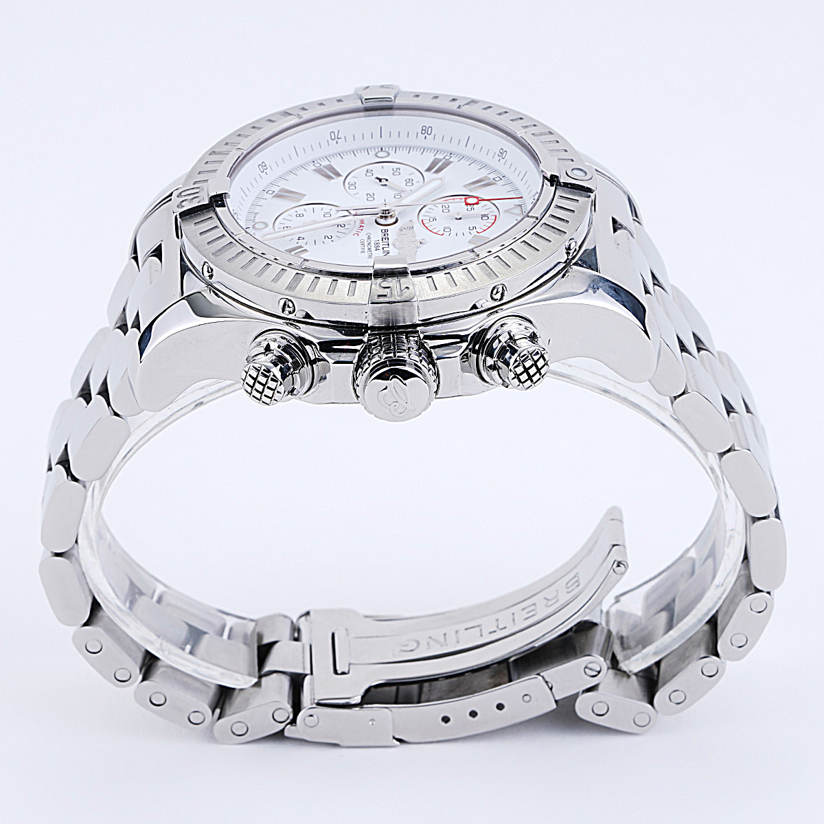 breitling super avenger white face