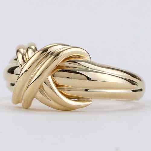 Tiffany & Co. 18k Yellow Gold Signature X Ring