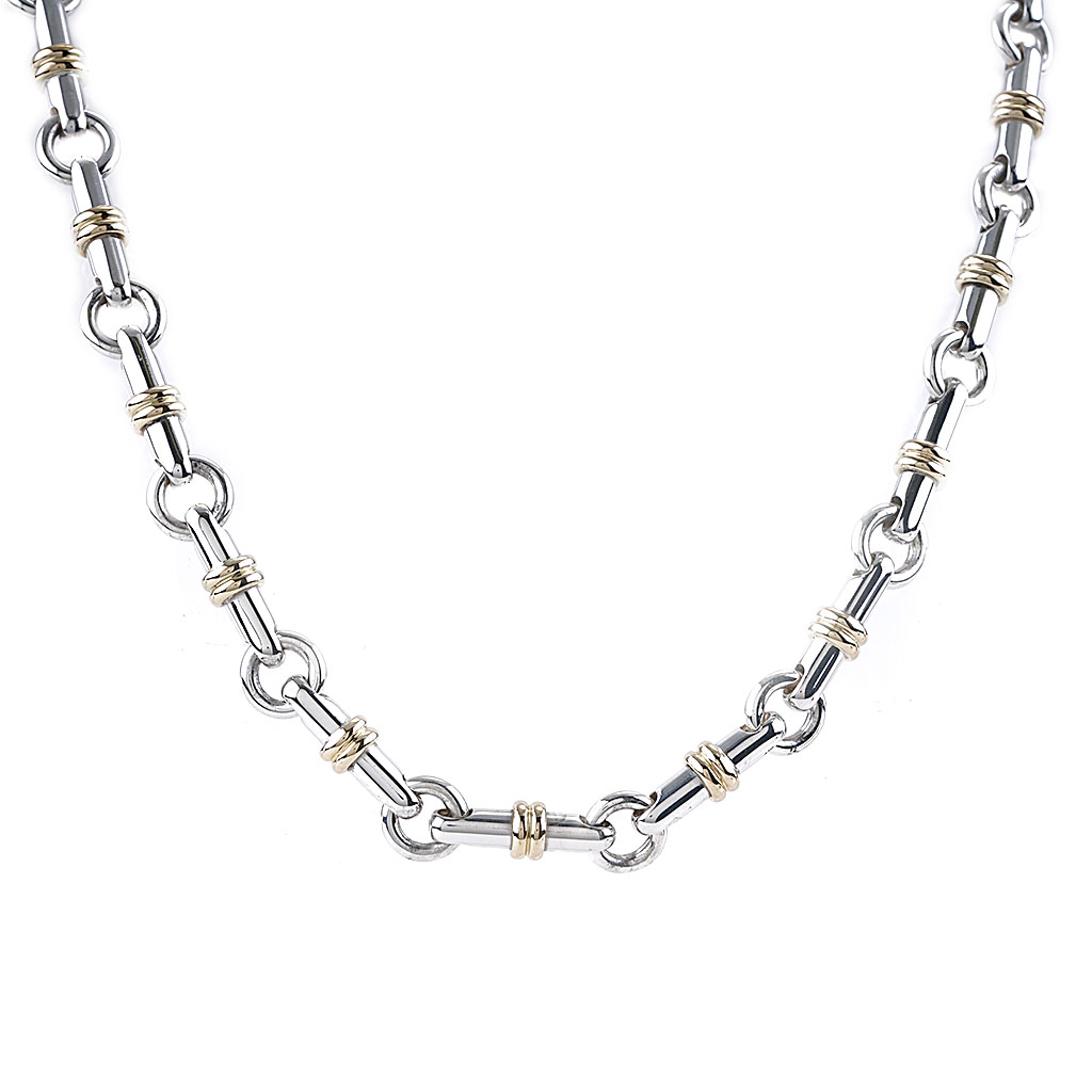 Tiffany HardWear Large Double Link Pendant in Sterling Silver | Tiffany &  Co.