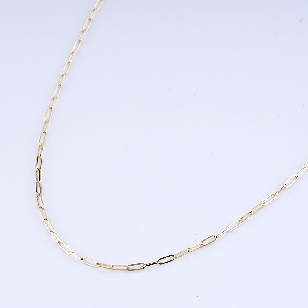Buy Sterling Silver FLAT Thick Paperclip Chain Necklace, Silver Link Chain  Toggle Necklace, Silver Chunky Necklace, Silver Choker Necklace Online in  India - Etsy