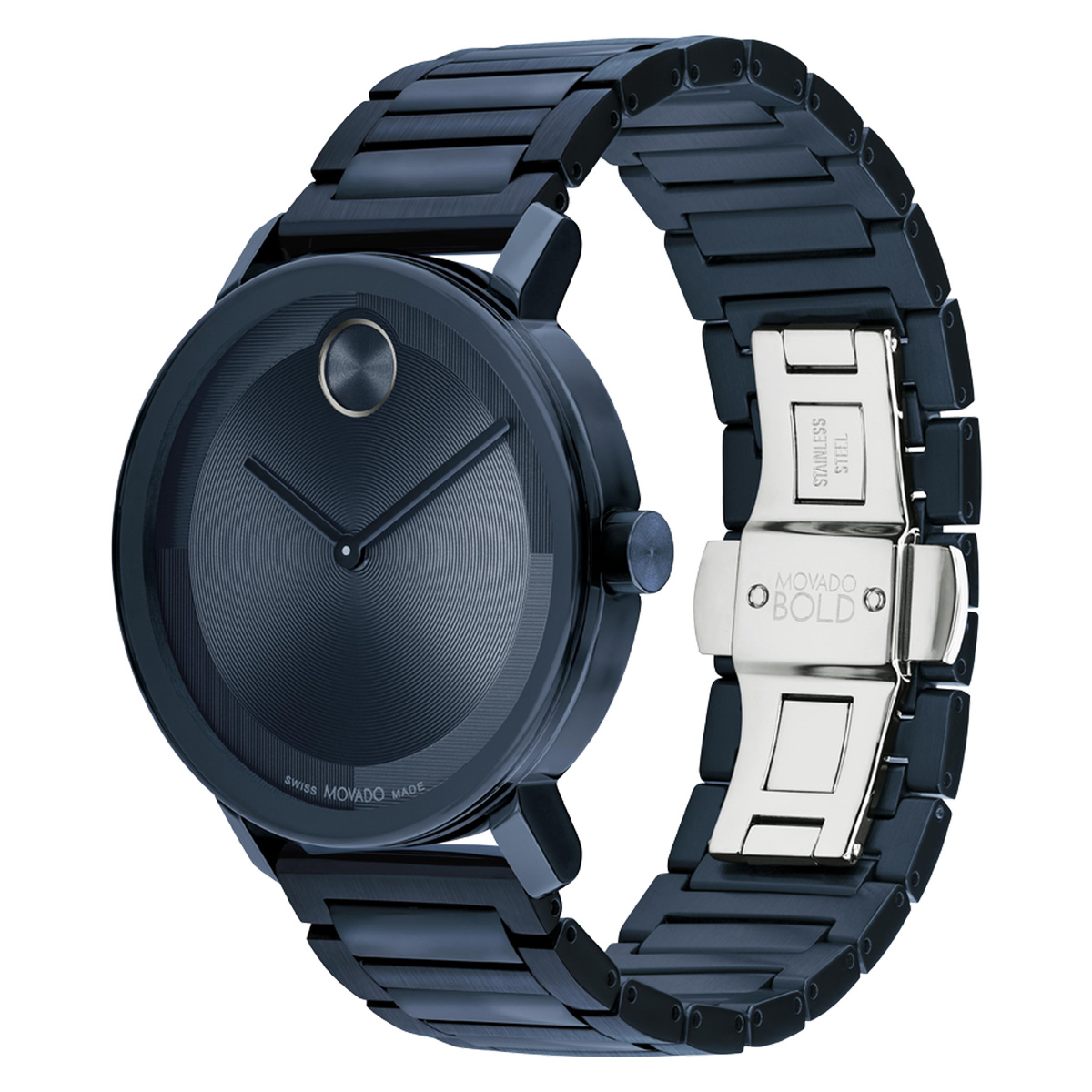 Movado Bold Trend TR90 - Black Dial Blue Strap - Watch Review - YouTube