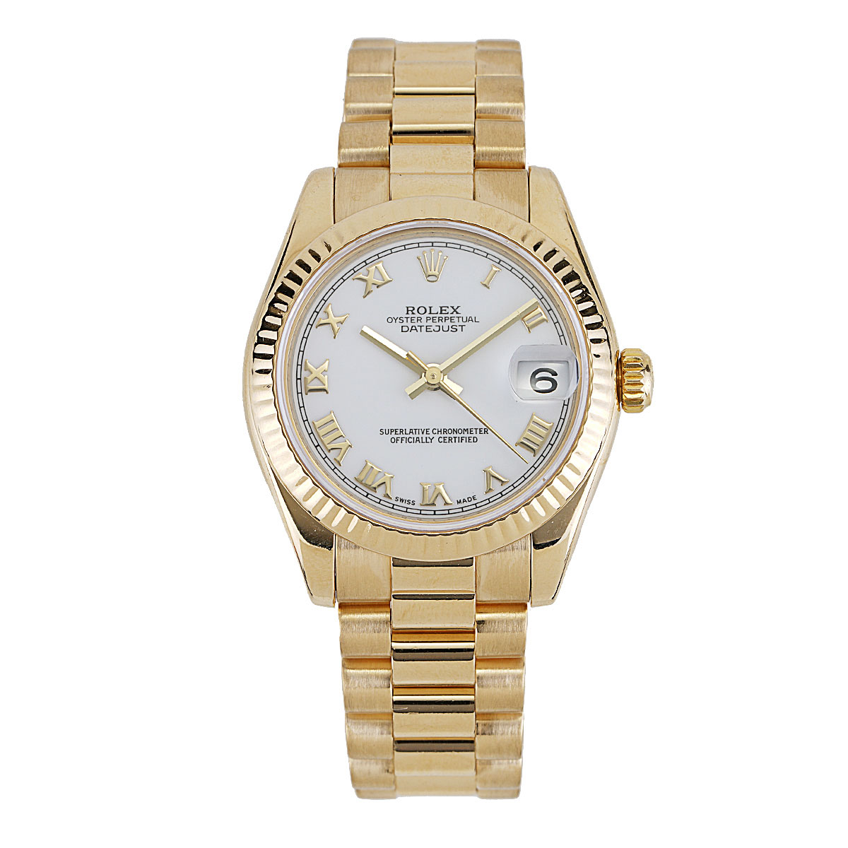 Rolex Datejust President 18K Yellow Gold Dial