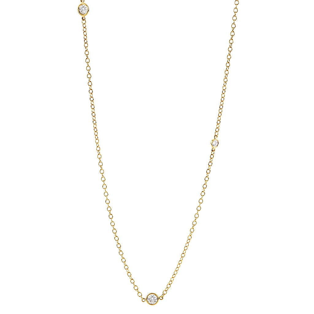David Weisz 18k Yellow Gold Diamonds by the Yard Necklace – Springer's
