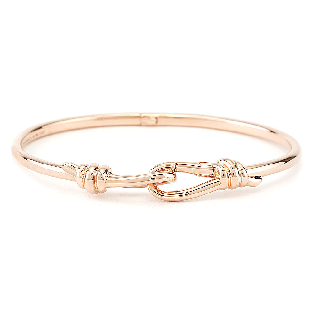 Tiffany Co Paloma Picasso Love Knot Bangle In 18k Rose Gold New York Jewelers Chicago