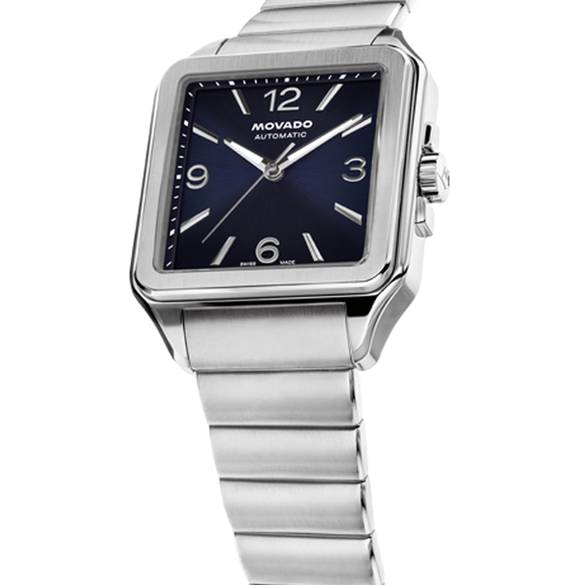 Movado Heritage 1917 Blue Dial Stainless Steel Band | New York