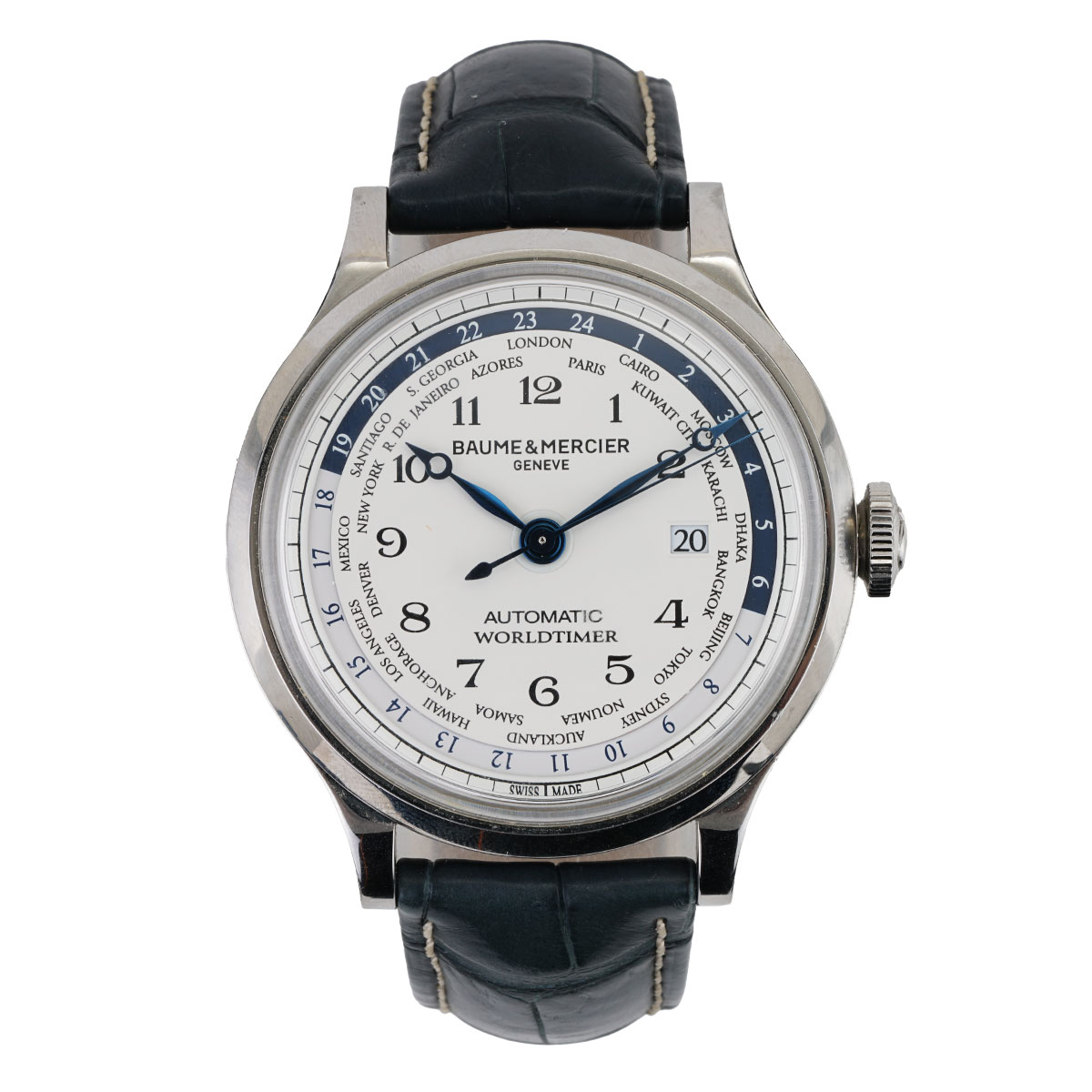 Baume Mercier Capeland Worldtimer Circa 2015 New York Jewelers Chicago