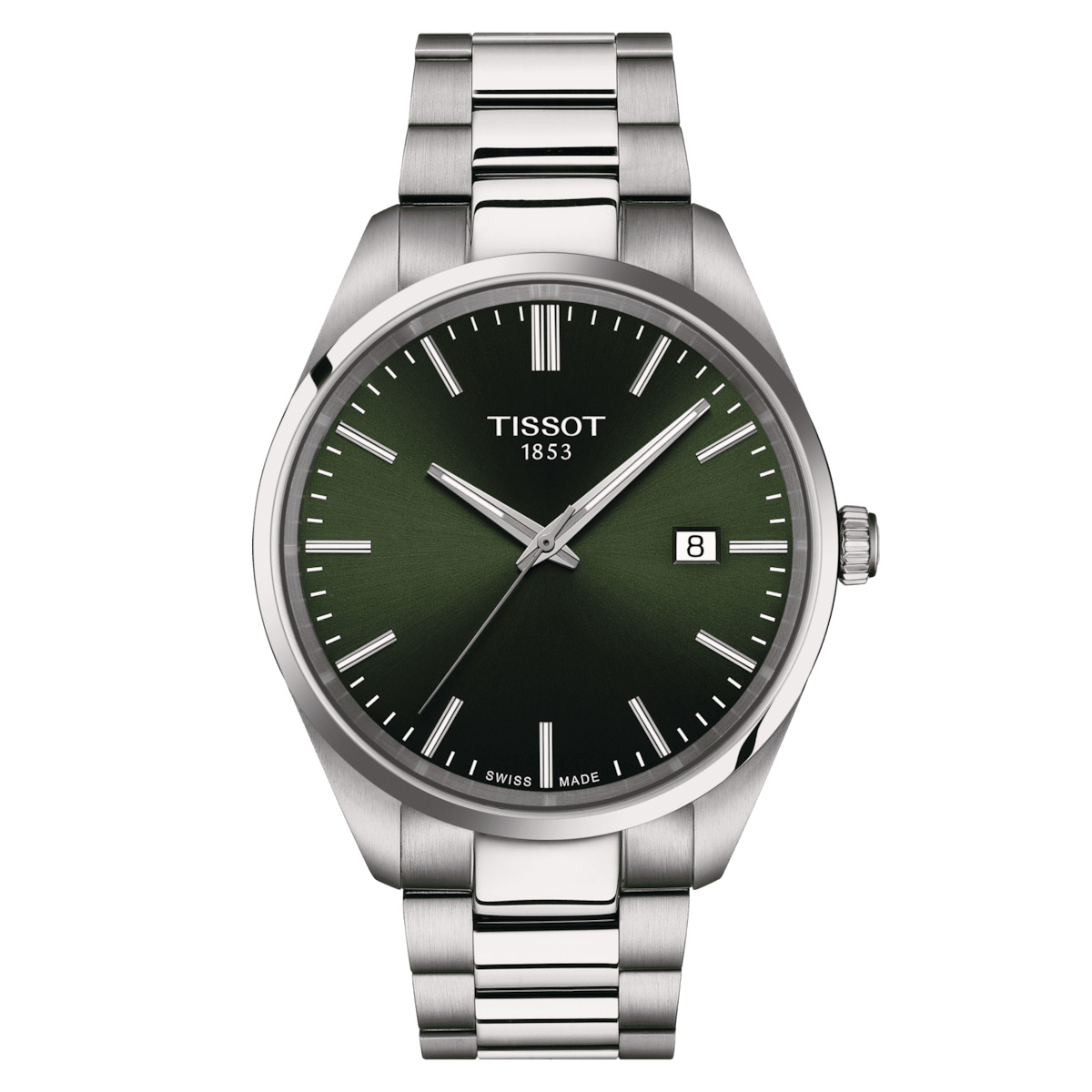 Tissot PR 100 40mm Green Dial Stainless Steel Bracelet New York