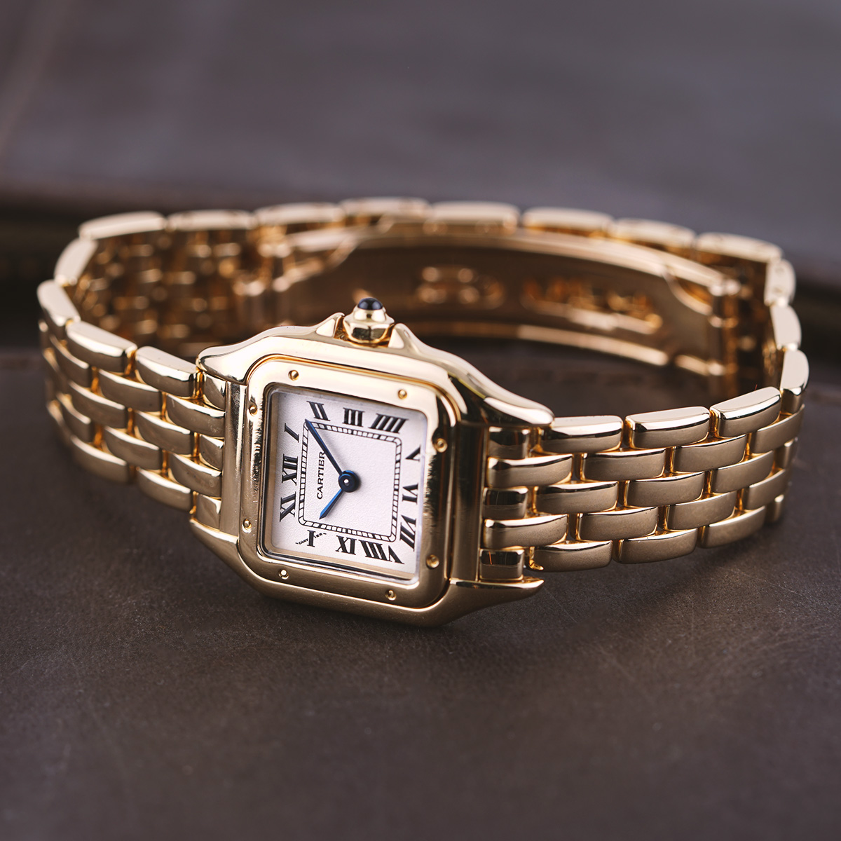 Cartier Panthère 18kt Yellow Gold White Dial Women's Watch