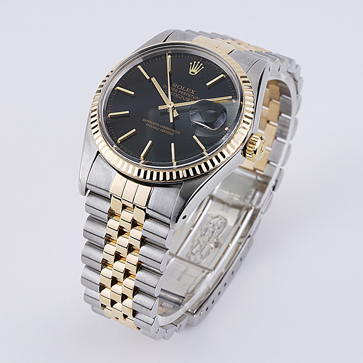 Rolex Datejust 36 Black Index Dial Circa 1984 16013 New York