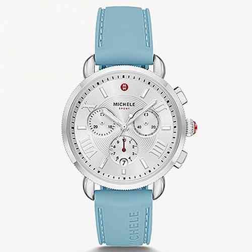 Michele Sporty Sail Chronograph Marina Silicone Strap New York