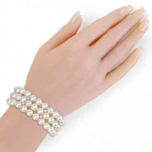 ブレスレット Numbering Classic Pearl Bracelet (4mm/6mm) #9944 5BNY886 This item is unavailable - Etsy
