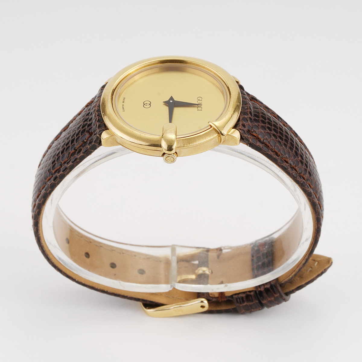 Gucci Dress Watch Gold Plated Logo Case 31mm | New York  display picture 1