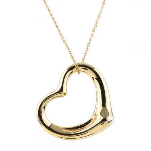 アクセサリー Chloe Triple Heart Double Gold Necklace Chloe Triple Heart Double Gold Necklace