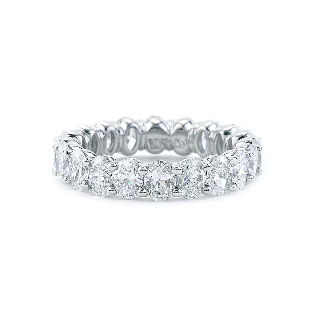 3.70 CTTW Oval Diamond Eternity Band in Platinum | New York Jewelers ...