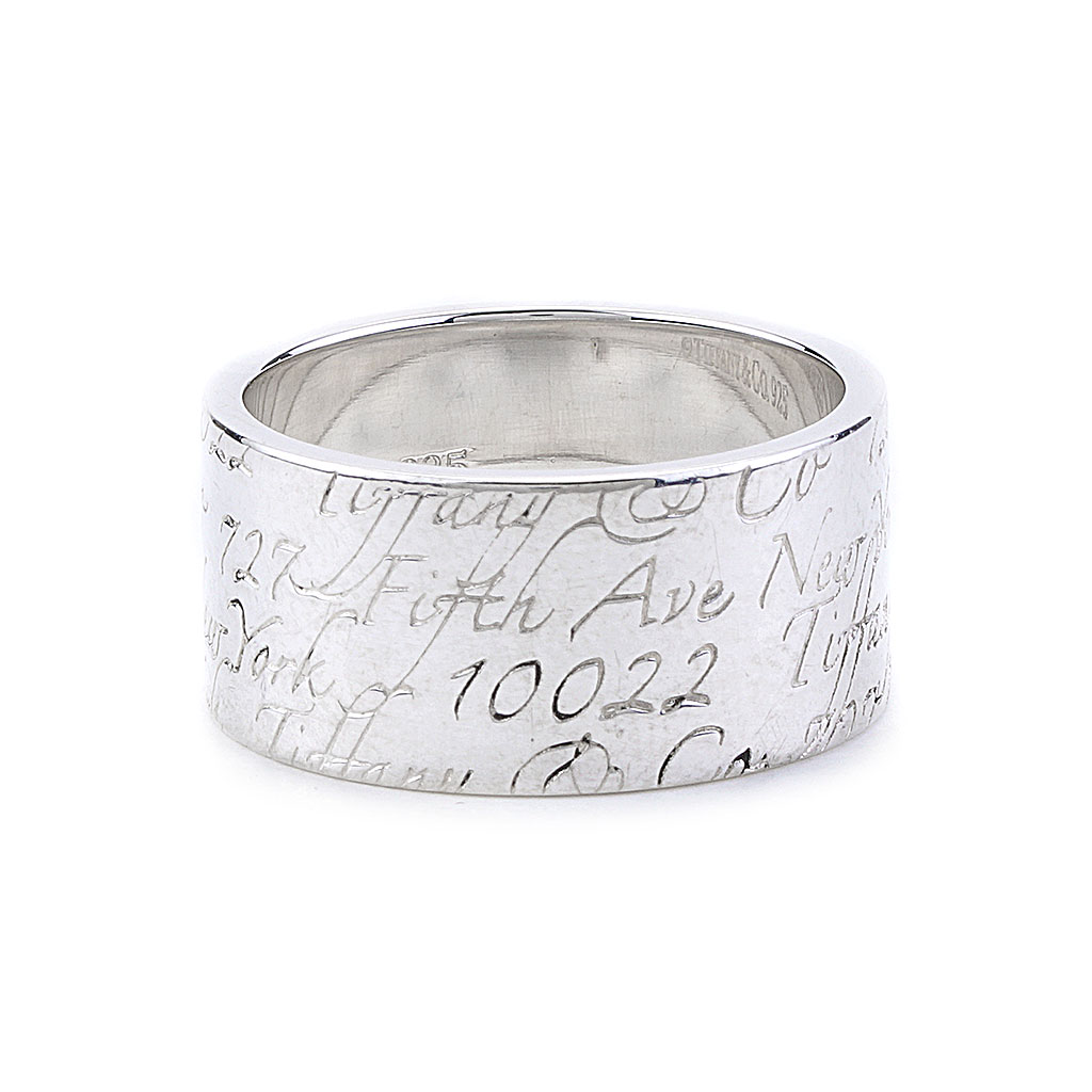 Tiffany & Co. Notes Sterling Silver Ring | New York Jewelers Chicago