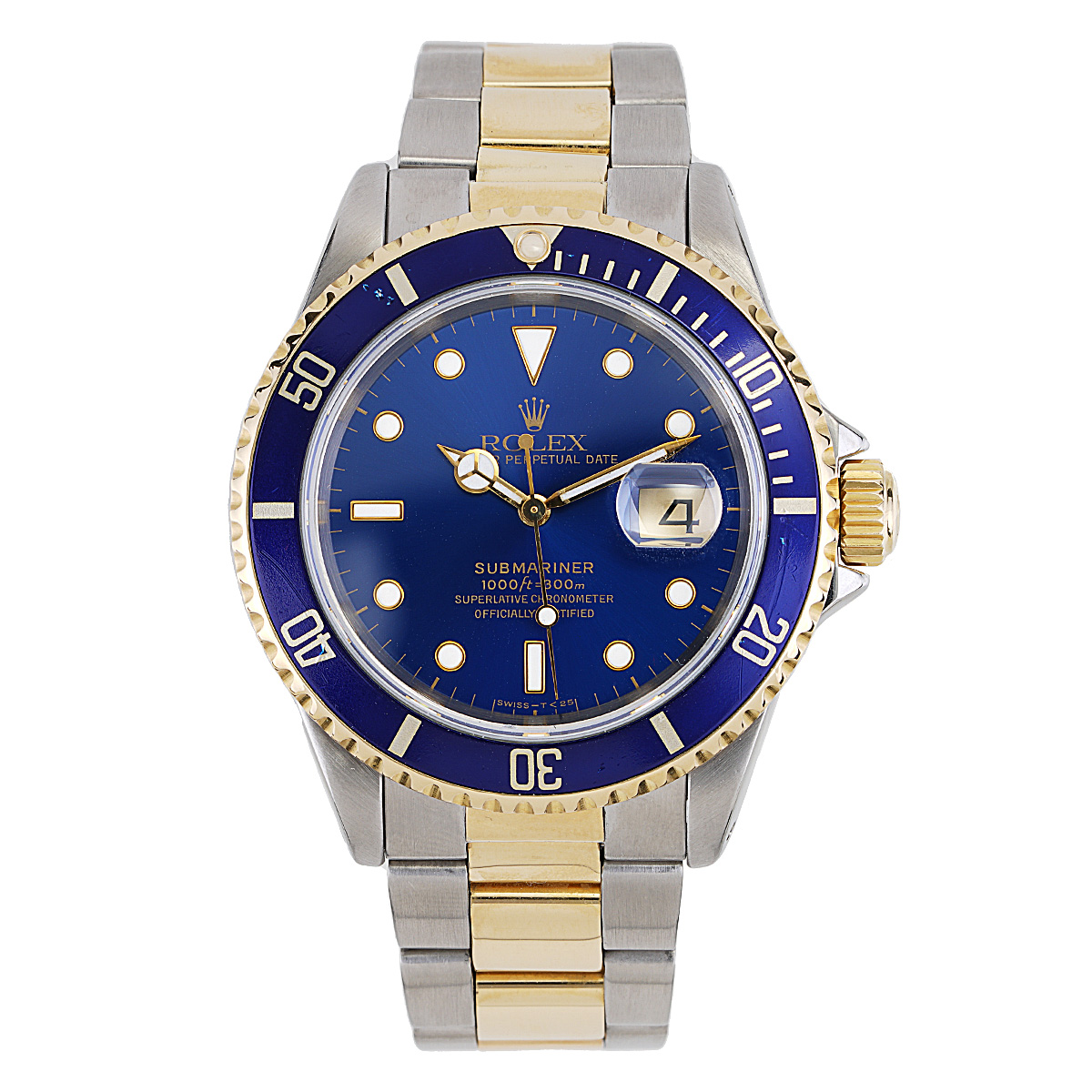 Rolex Two Tone Blue Dial 16613 Circa 1996 | New York Jewelers Chicago