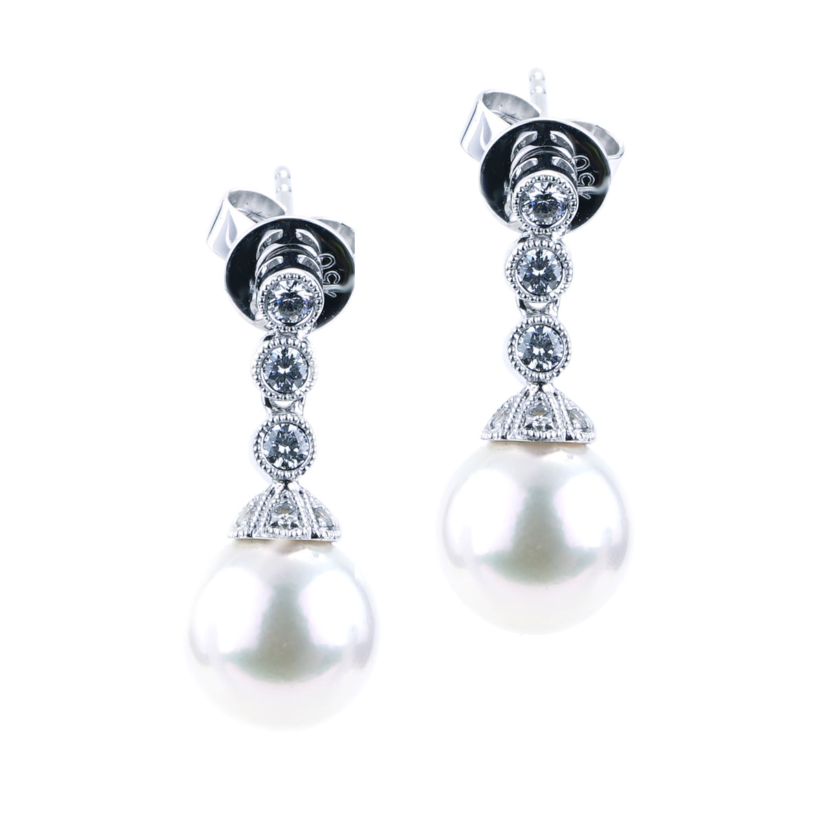 6.5-7 mm Felix Akoya Pearl Dangle Earrings | Akoya Pearl Earring | Akoya  Pearl Earrings | White Akoya Earrings | Pearl Accessory