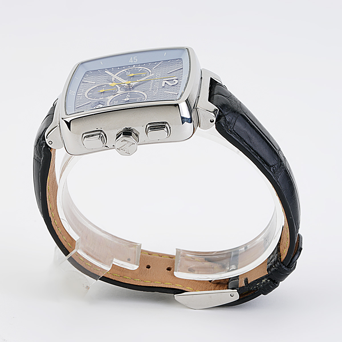 Louis Vuitton Silver Dial Steel Speedy Automatic Men'S Watch 40Mm