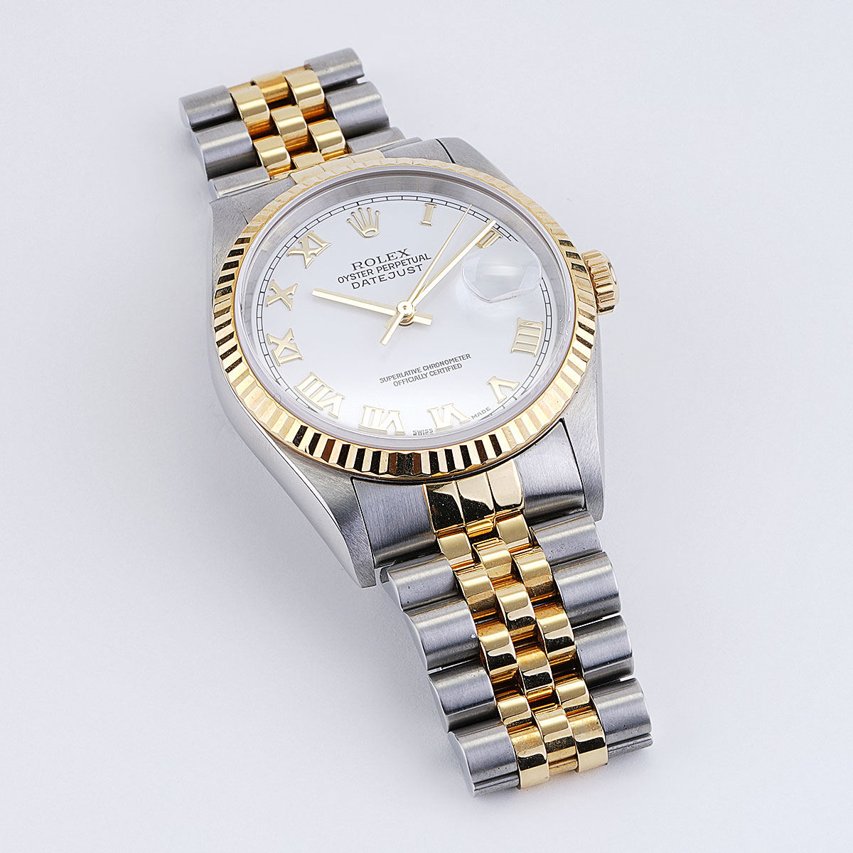 Rolex Datejust 16233 White Dial Two-Tone Jubilee 36mm Circa 2001 | New ...