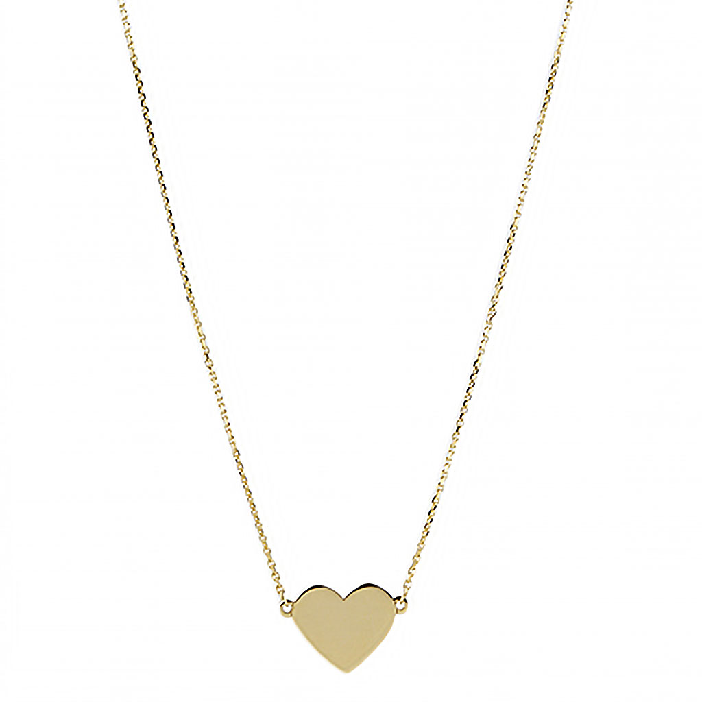 Radiating Gold Heart Necklace – Pineal Vision Jewelry