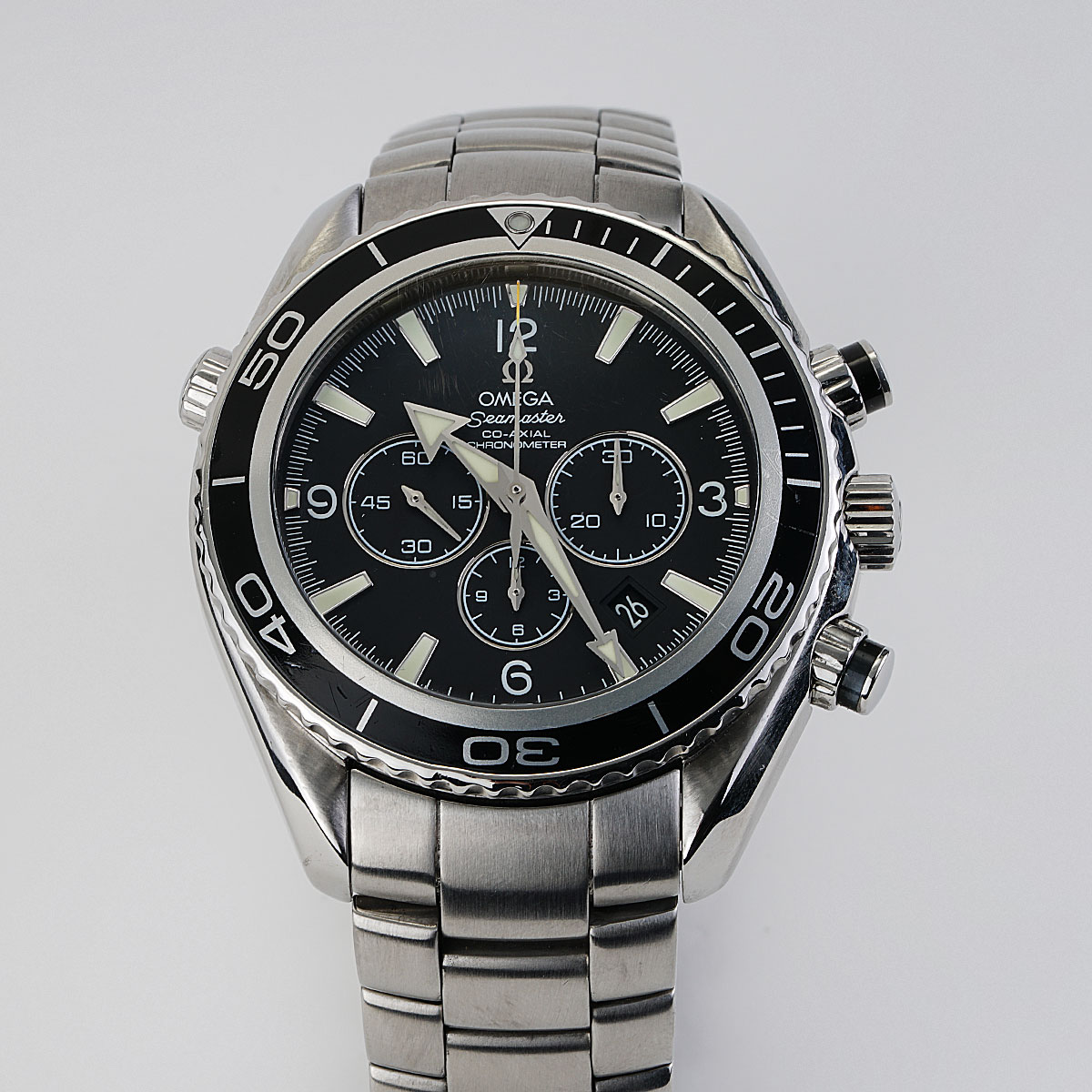 45mm omega planet ocean chronograph best sale