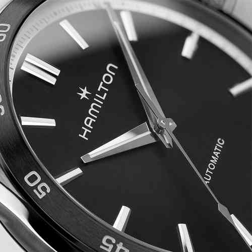 【本日まで‼️】HAMILTON JAZZMASTER 黒文字盤 時計 Off the Cuff: Hamilton Jazzmaster Performer Chronograph