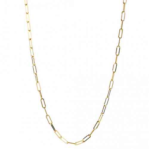 16 inch Delicate Paperclip Chain