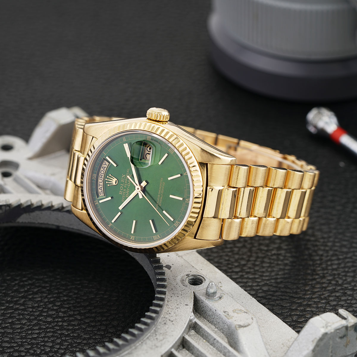 Rolex Day Date 36 President Green Dial Circa 1986 | New York
