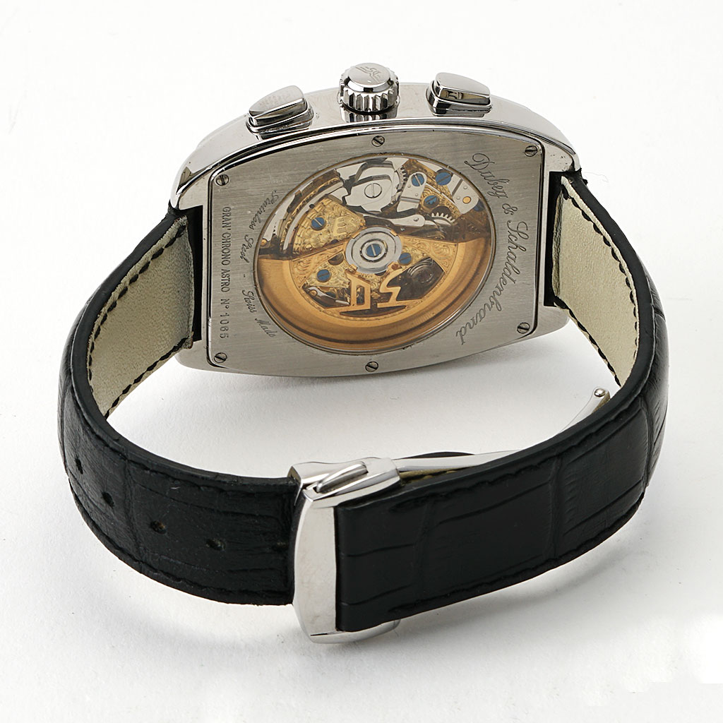 Dubey & Schaldenbrand Pre-owned Dubey & Schaldenbrand Aerodyn Duo Black  Dial Men's Watch N 3321 - Pre-Owned Watches, Aerodyn Duo - Jomashop