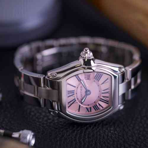 Cartier Roadster Quartz Pink Dial W62017V3 30mm New York