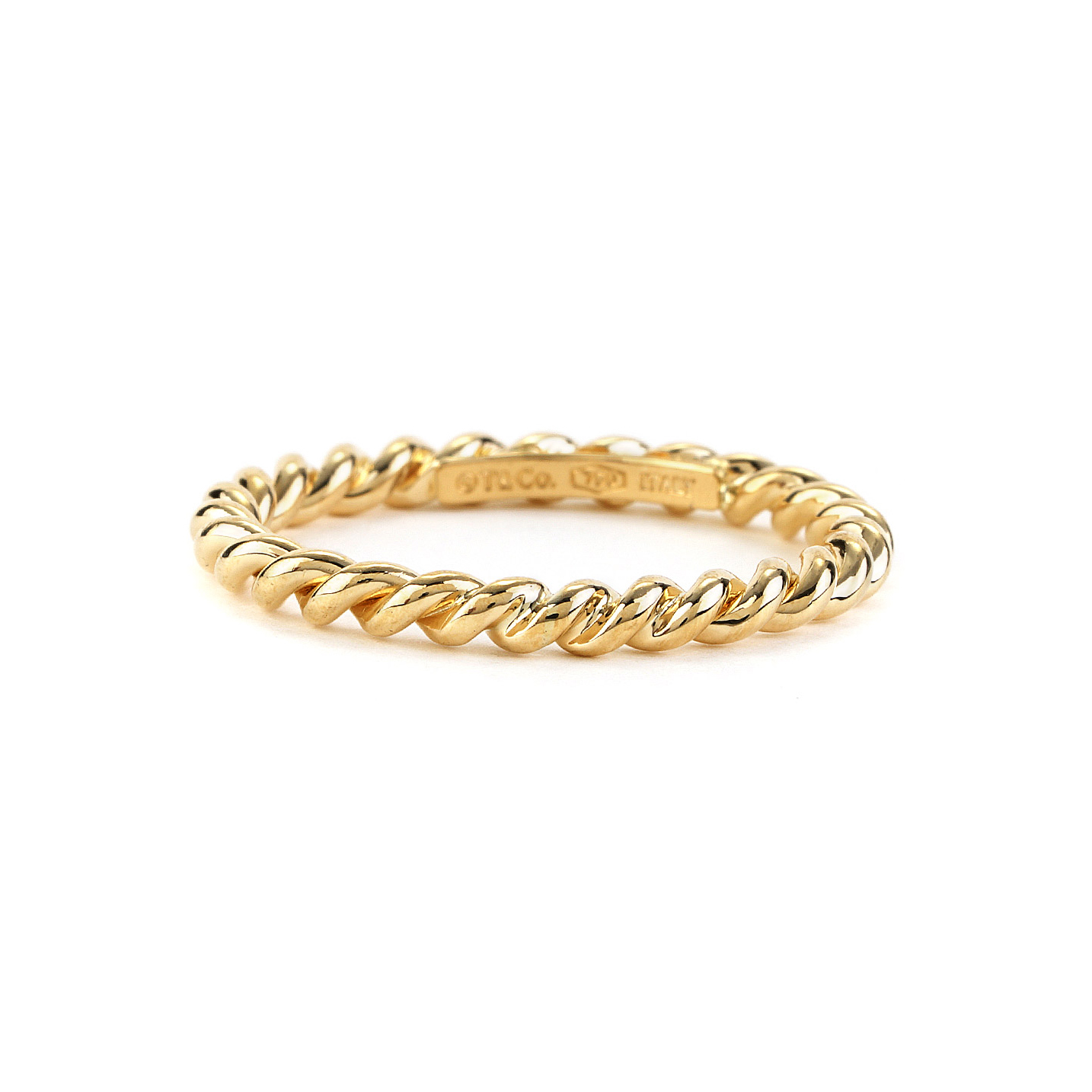 2.7mm Rope Twist Band Solid 14k Yellow Gold - Raven Fine Jewelers