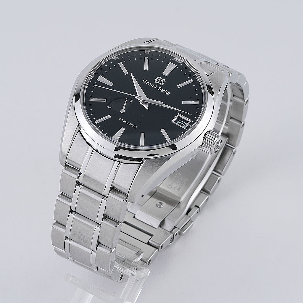 Grand Seiko Spring Drive 41mm Black Dial in Stainless Steel | New York  Jewelers Chicago