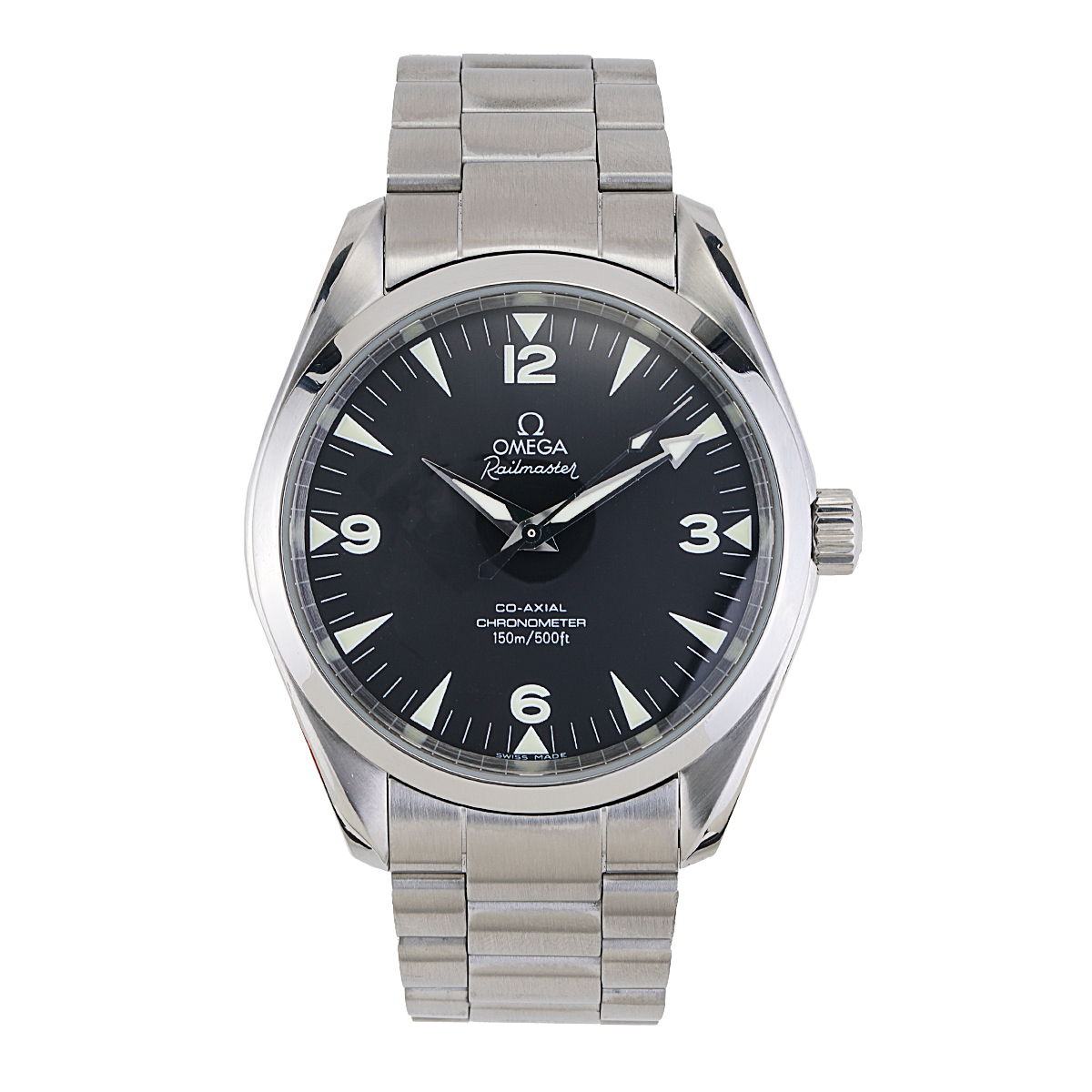 Omega Aqua Terra Railmaster Chronometer 2502.52 Black Dial 41mm