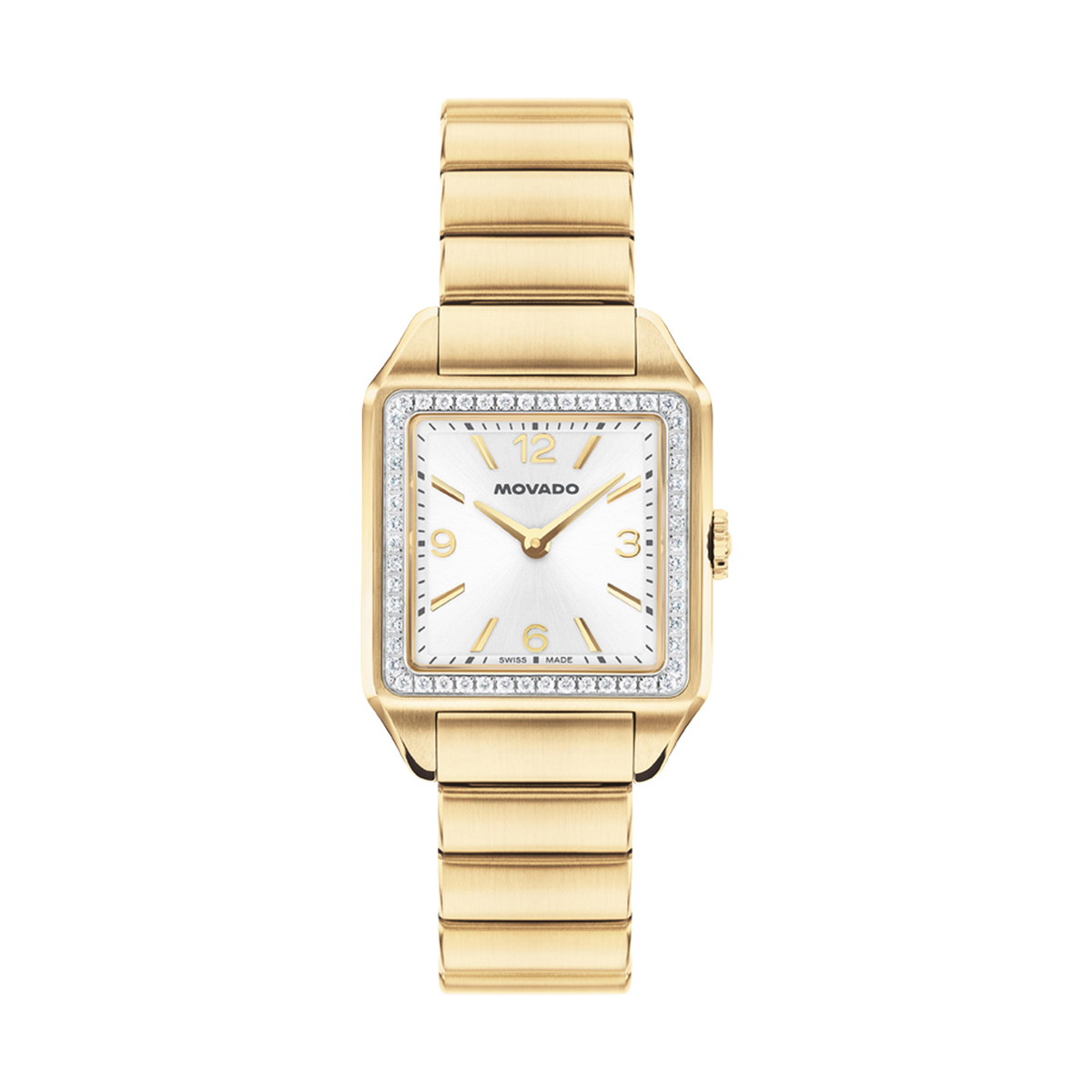 New Movado bracelet diamond watch Adorned with radiant lab-grown diamonds. The cocktail watch  main image 4