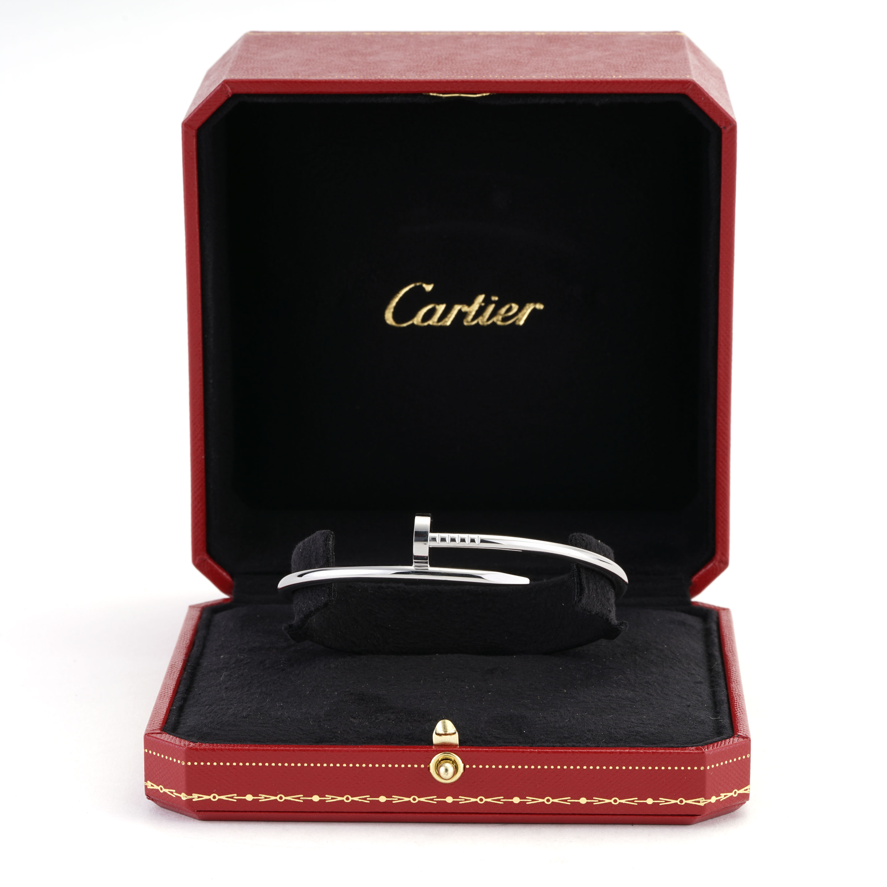 Cartier Juste Un Clou Size 19 White Gold Bracelet With Box | New York ...