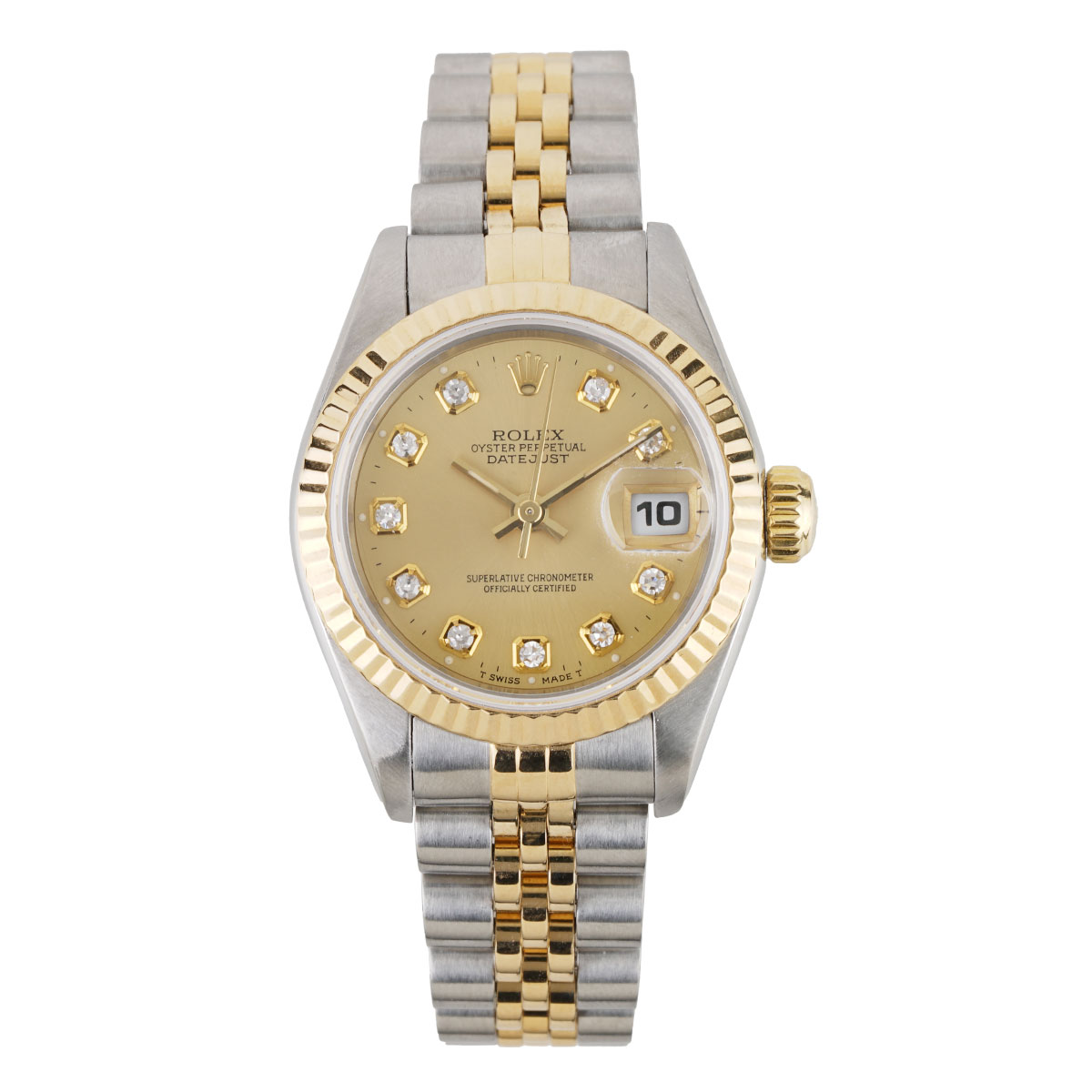 〇 ROLEX DATEJUST 26 YG/SS 純正2駒 リンクYZ4308