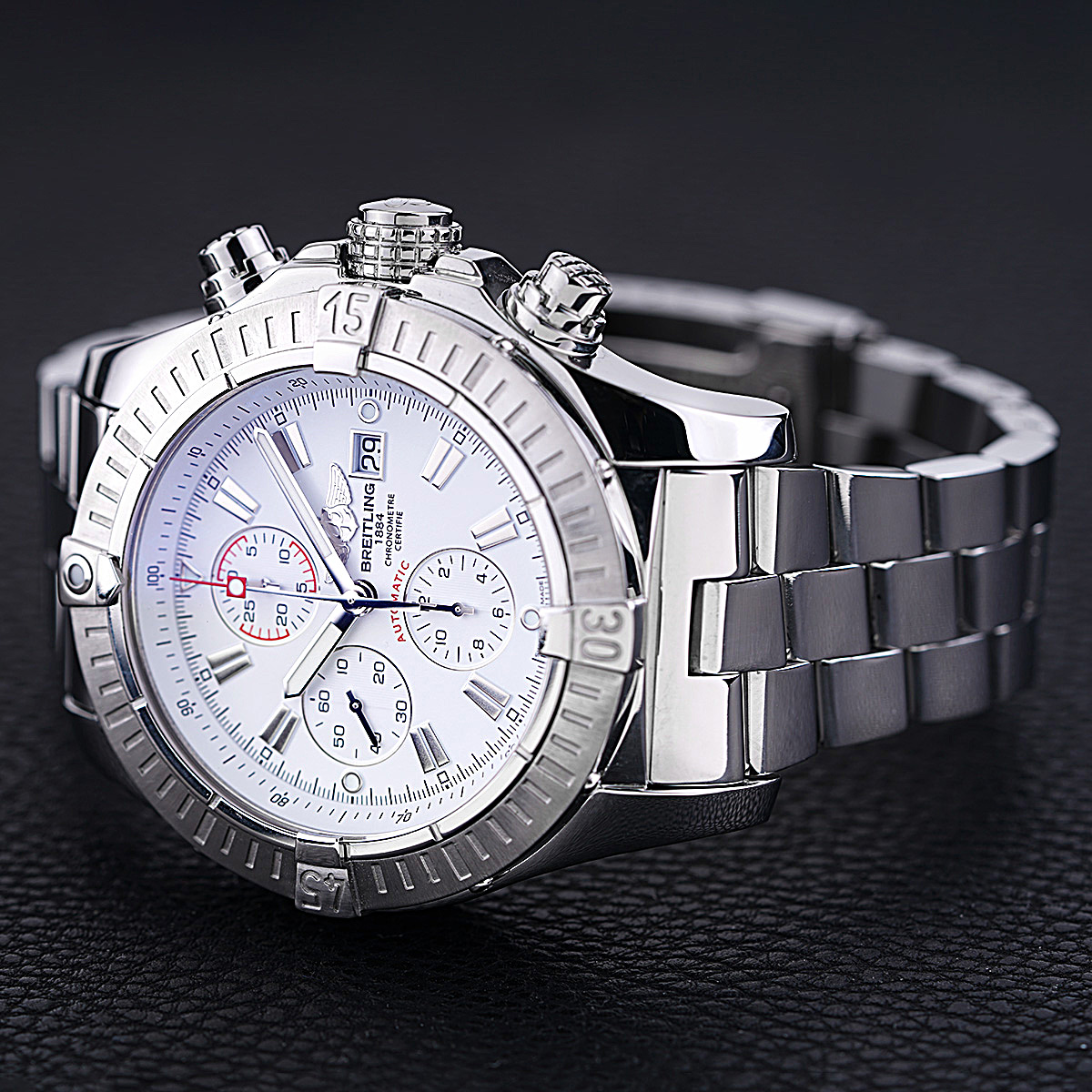 Breitling watch white face best sale