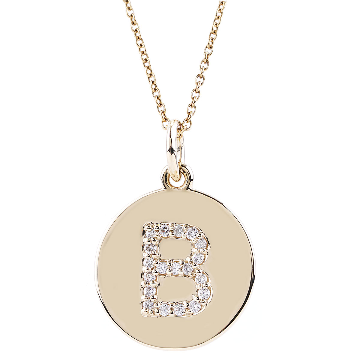 Buy Gold Plated Alphabet 'B' Letter Pendant with Chain for Boys and Girls