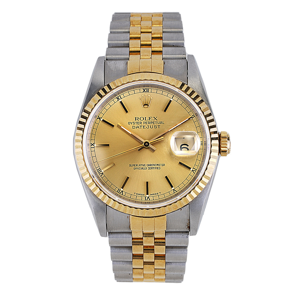 Rolex Two Tone Champagne Dial Jubilee | New Jewelers Chicago