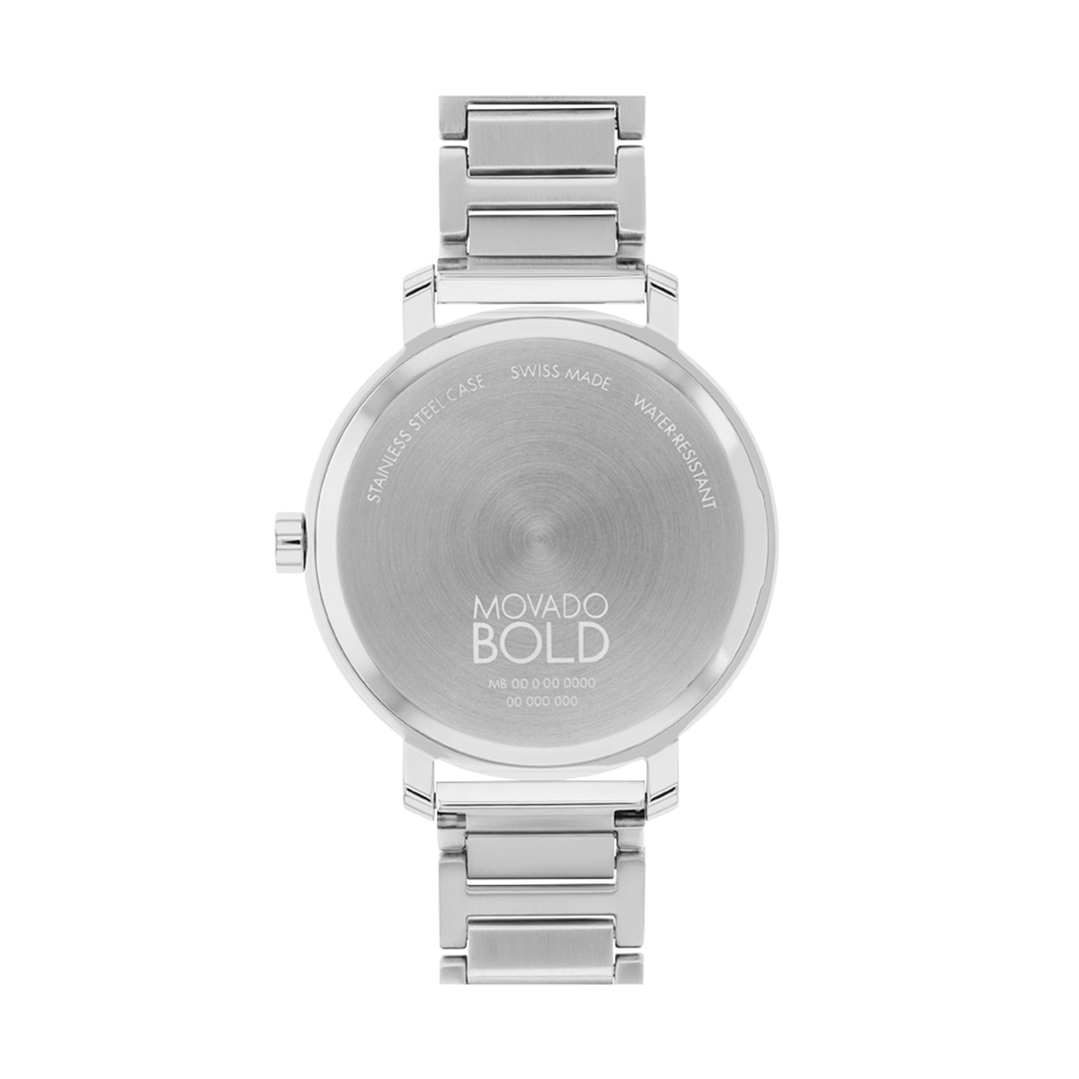 Movado Bold Evolution 2.0 Light Blue Dial Stainless Steel Band 