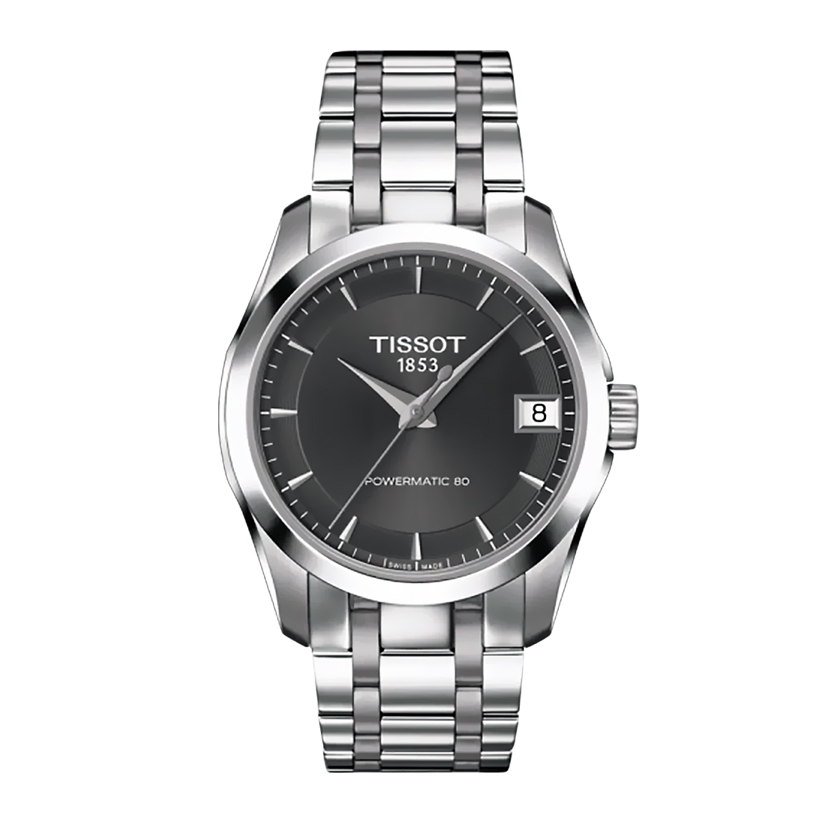 Tissot Couturier Powermatic 80 Lady 32mm Grey Dial Stainless 