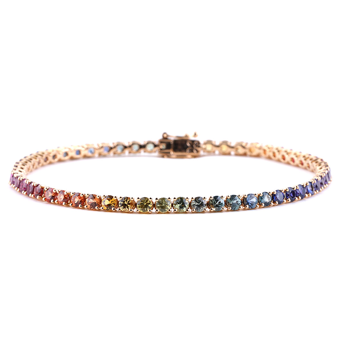 Multi Sapphire Beaded Bracelet – Dandelion Jewelry