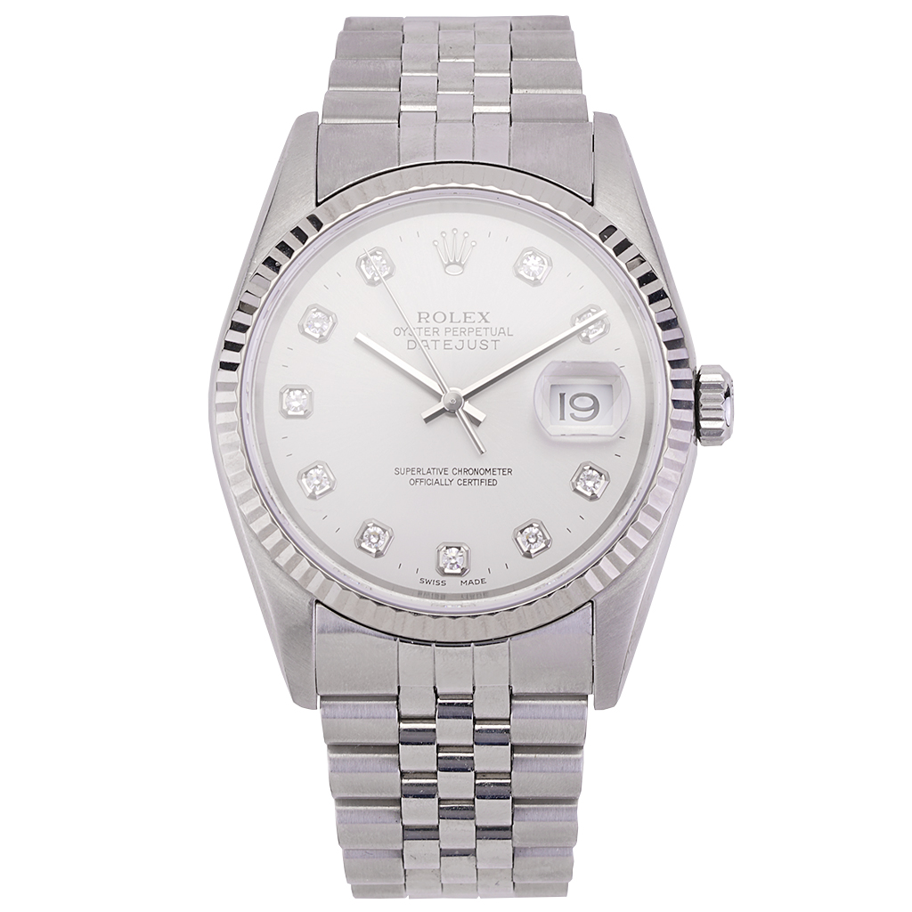 Datejust white gold 2024 and stainless steel automatic