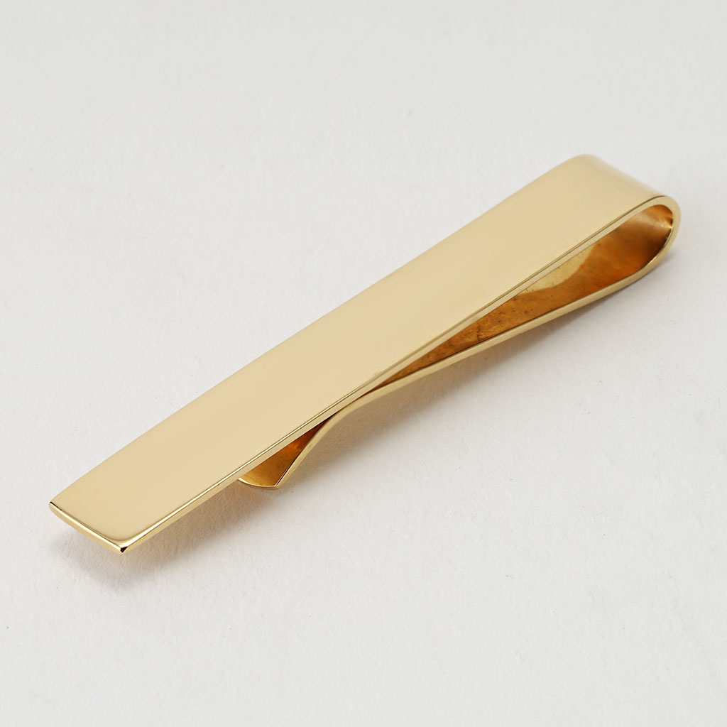 Tie Bar in Yellow Gold | New York Jewelers Chicago